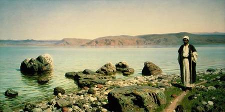 At the Sea of Galilee de Vasilij Dimitrijewitsch Polenov
