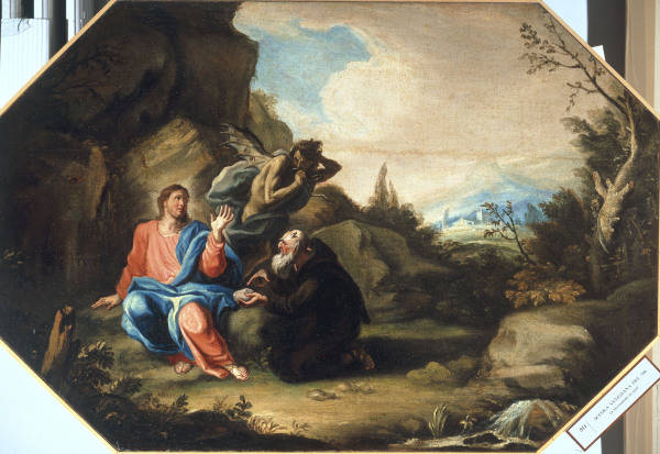 Temptation of Christ / Venet.Paint./ C18 de Venezianisch