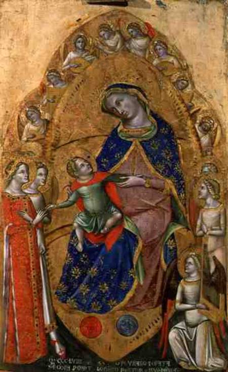 The Marriage of St. Catherine de Veneziano Lorenzo
