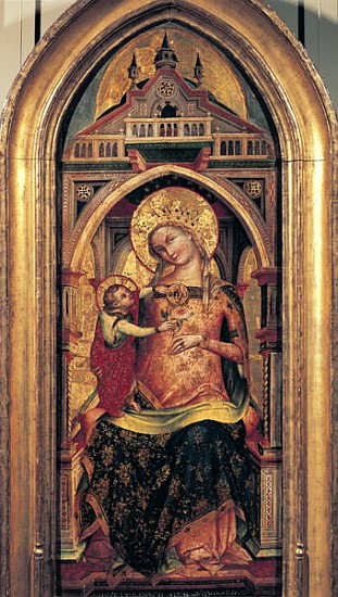The Virgin and Child de Veneziano Lorenzo