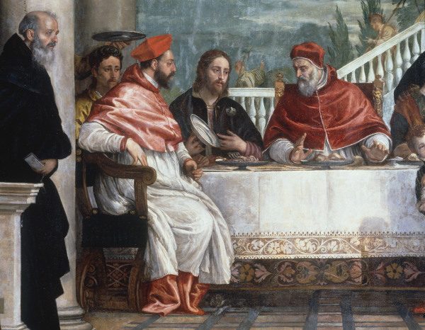 P.Veronese / Banquet of Gregory th.Great de Veronese, Paolo (eigentl. Paolo Caliari)