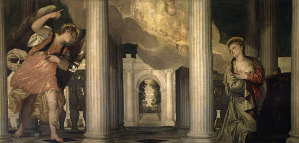 P.Veronese, The Annunciation de Veronese, Paolo (eigentl. Paolo Caliari)