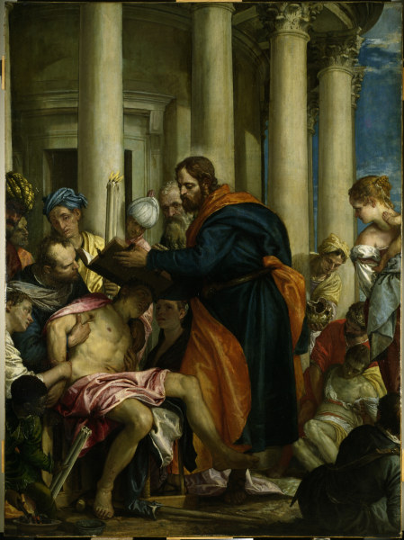 St.Barnabas heals the Sick / Veronese de Veronese, Paolo (eigentl. Paolo Caliari)