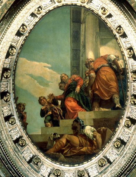 Banishment of Queen Vashti / Veronese de Veronese, Paolo (eigentl. Paolo Caliari)