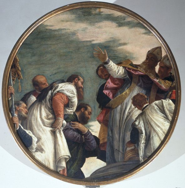P.Veronese / St.Nicholas / Ptg./ c.1580 de Veronese, Paolo (eigentl. Paolo Caliari)