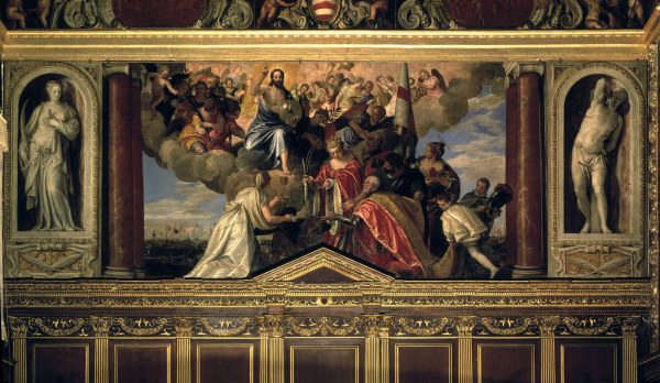 P.Veronese, Allegory, Battle of Lepanto de Veronese, Paolo (eigentl. Paolo Caliari)