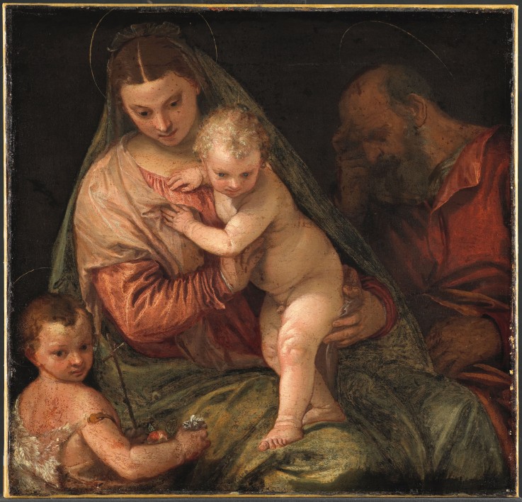 The Holy Family with John the Baptist as a Boy de Veronese, Paolo (eigentl. Paolo Caliari)