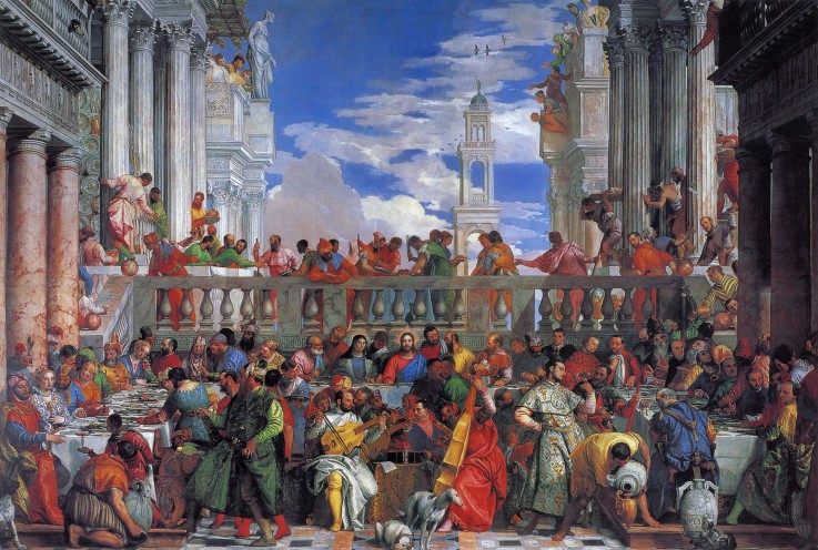 The Wedding Feast at Cana de Veronese, Paolo (eigentl. Paolo Caliari)