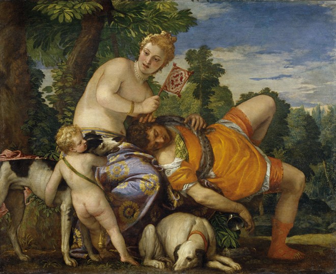 Venus and Adonis de Veronese, Paolo (eigentl. Paolo Caliari)