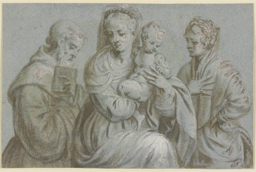 Maria mit dem Jesuskind zwischen Joseph und der Heiligen Katharina de Veronese, Paolo (eigentl. Paolo Caliari)
