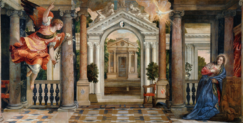 P.Veronese / Annunciation of Mary / C16 de Veronese, Paolo (eigentl. Paolo Caliari)