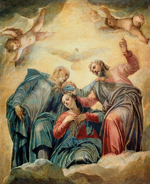 The Coronation of the Virgin de Veronese, Paolo (eigentl. Paolo Caliari)