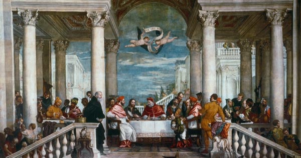 P.Veronese / Banquet of Gregory th.Great de Veronese, Paolo (eigentl. Paolo Caliari)