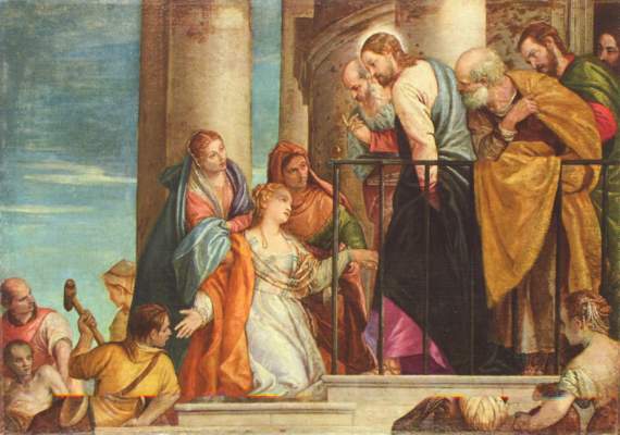 The cure of the Blutfüßigen de Veronese, Paolo (eigentl. Paolo Caliari)