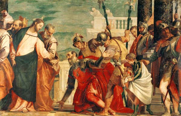 Jesus and the chieftain of capers Aum. de Veronese, Paolo (eigentl. Paolo Caliari)