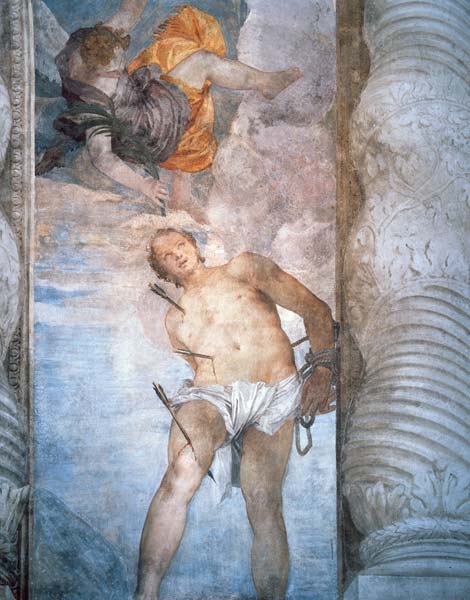 Martyrdom of St. Sebastian  (detail) de Veronese, Paolo (eigentl. Paolo Caliari)