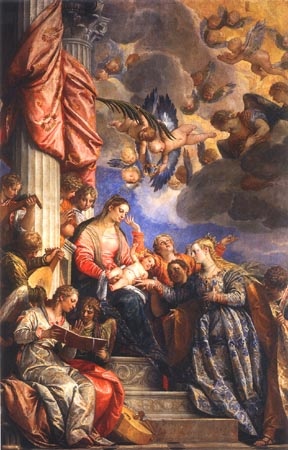 Mystical wedding of holy Katharina de Veronese, Paolo (eigentl. Paolo Caliari)