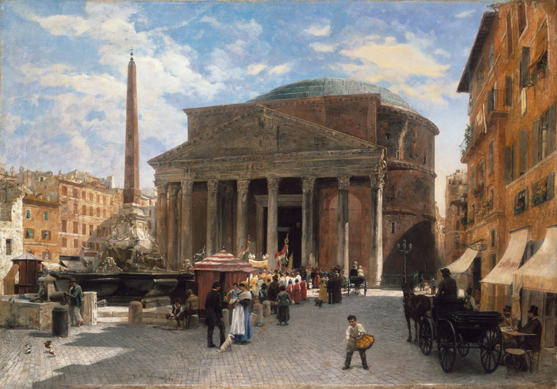 The pantheon in Rome. de Veronika Maria Herwegen-Manini