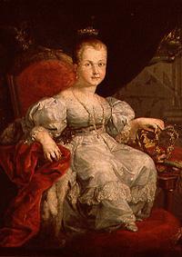 Portrait the Isabella II. of Spain as a girl de Vicente López y Portaña