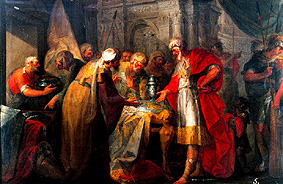 King Ezechias boasts about his treasures de Vicente López y Portaña