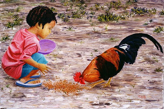 Shamika (oil on canvas)  de Victor  Collector