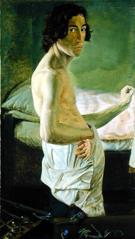 Self Portrait in front of the Easel de Victor Emil Janssen