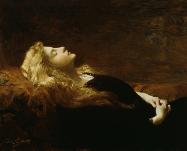 Resting (oil on canvas) de Victor Gabriel Gilbert