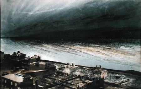 Marine-Terrace, Jersey, 1855 (charcoal, pencil and de Victor Hugo