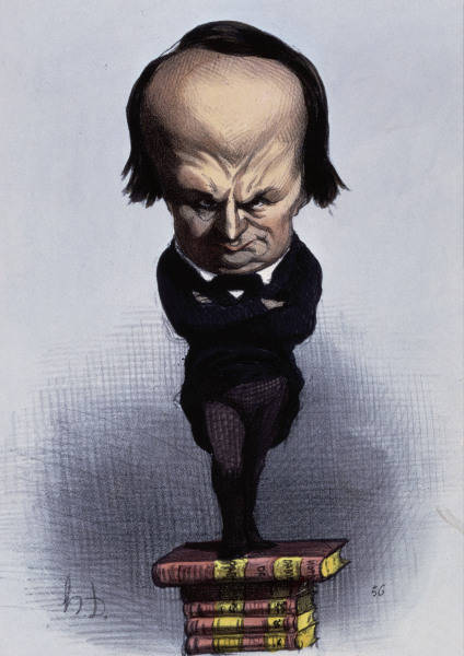 Victor Hugo / Caricature de H. Daumier de Victor Hugo