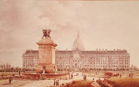 View of the Hotel des Invalides de Victor Jean Nicolle