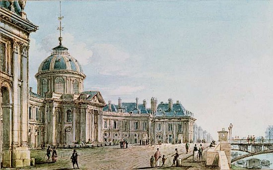 View of the College des Quatre Nations, Paris, c.1810 de Victor Jean Nicolle