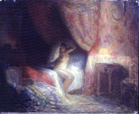 Bedroom scene bathed in light de Victor Lecomte
