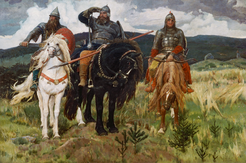 Epic Heroes de Victor Mikhailovich Vasnetsov