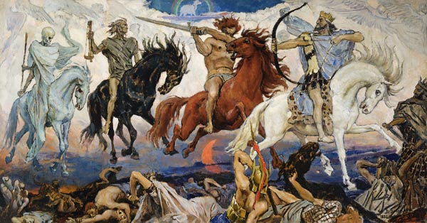 The Four Horsemen of the Apocalypse de Victor Mikhailovich Vasnetsov