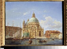 Views of Venice. The Santa Maria della Salute Church