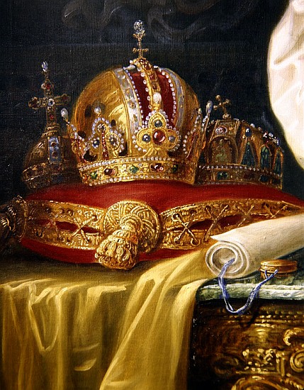 Detail from Franz Joseph I of Austria, c.1916 de Vienna Nedomansky Studio