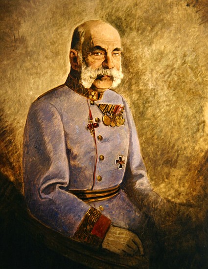 Franz Joseph I of Austria, c.1916 de Vienna Nedomansky Studio