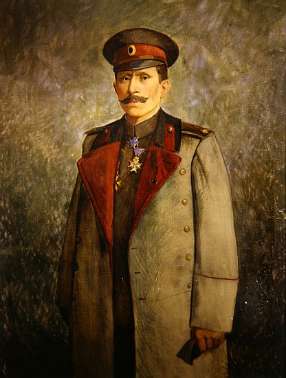 General Jekon, Chief of Staff of the Bulgarian Army, c.1916 de Vienna Nedomansky Studio