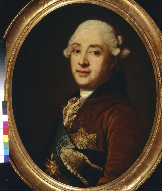 Portrait of Vice-Chancellor Prince Alexander Mikhaylovich Golitsyn (1723-1807) de Vigilius Erichsen