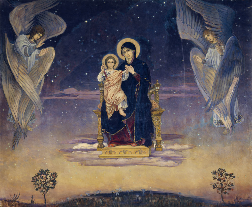 The Virgin de Viktor Michailowitsch Wasnezow