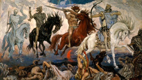 The Four Horsemen of the Apocalypse de Viktor Michailowitsch Wasnezow