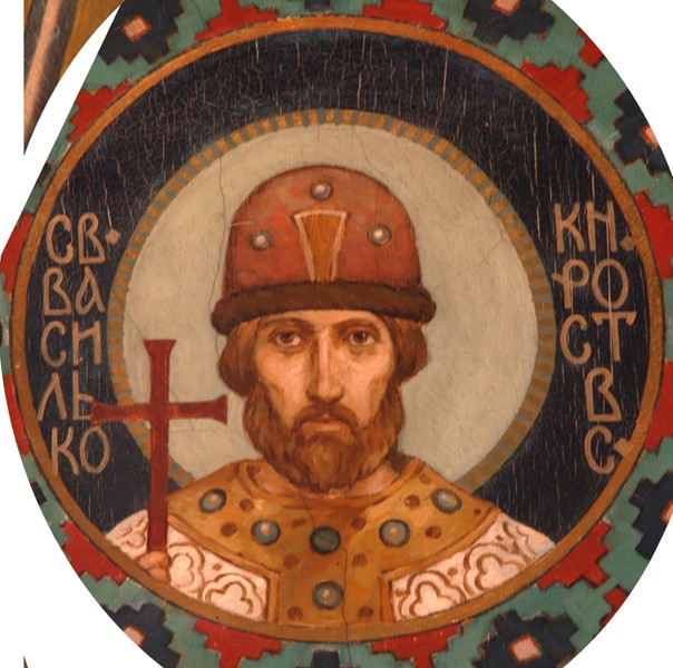 Saint Prince Vasilko Konstantinovich of Rostov de Viktor Michailowitsch Wasnezow