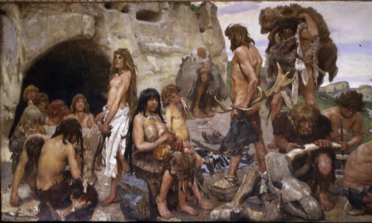 The Stone Age. Everyday life de Viktor Michailowitsch Wasnezow