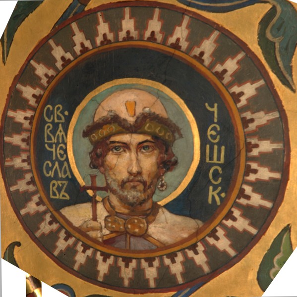 Saint Wenceslaus I, Duke of Bohemia de Viktor Michailowitsch Wasnezow