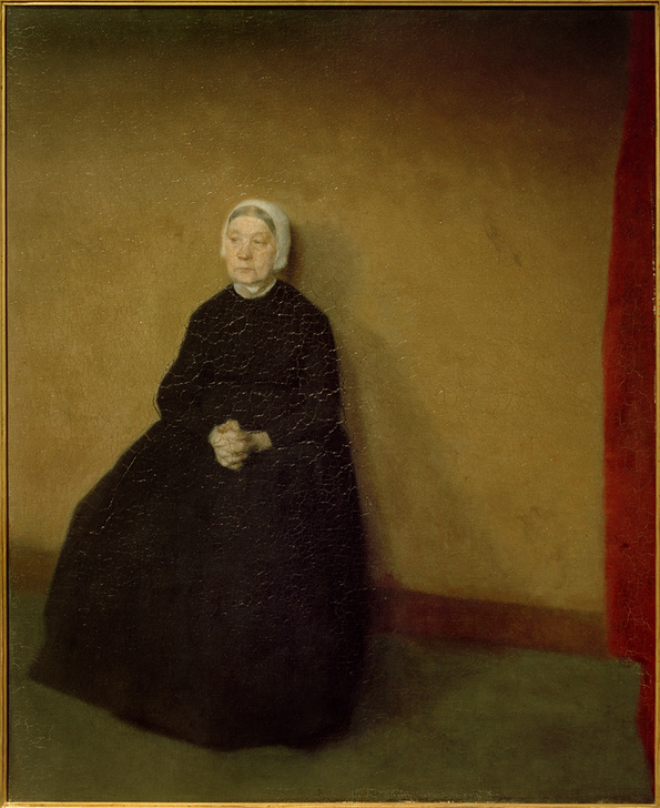 Eine alte Frau de Vilhelm Hammershöi