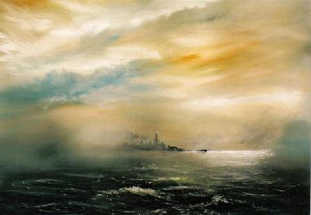 Dawn before the dawn of disaster HMS Hood 1941
