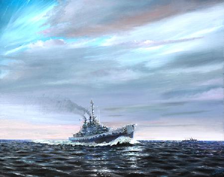 USS Atlanta patrols Guardalcanal 1942