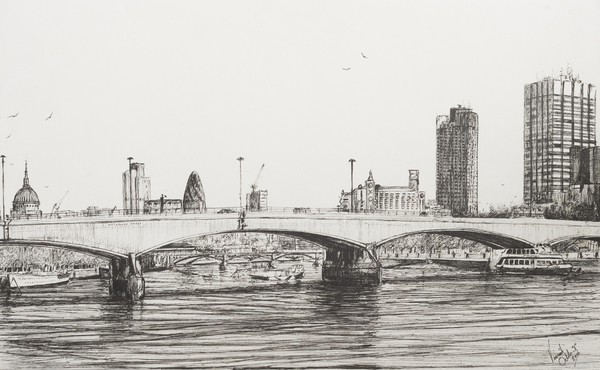 Waterloo Bridge London de Vincent Alexander Booth