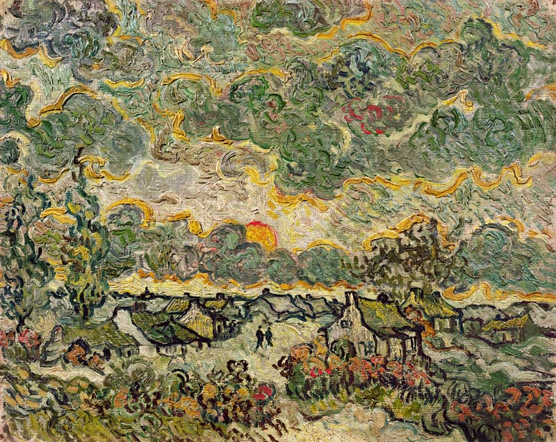 Autumn landscape de Vincent Van Gogh