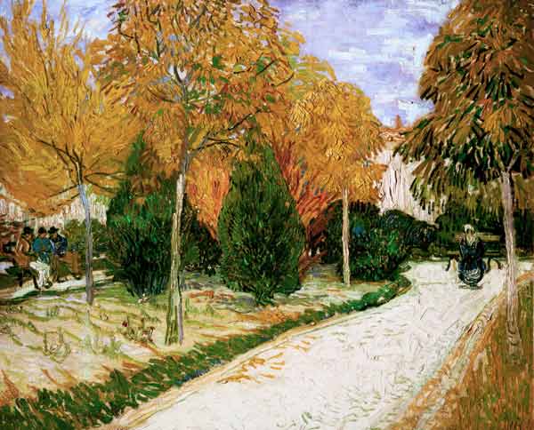 van Gogh / Autumnal Garden / 1888 de Vincent Van Gogh